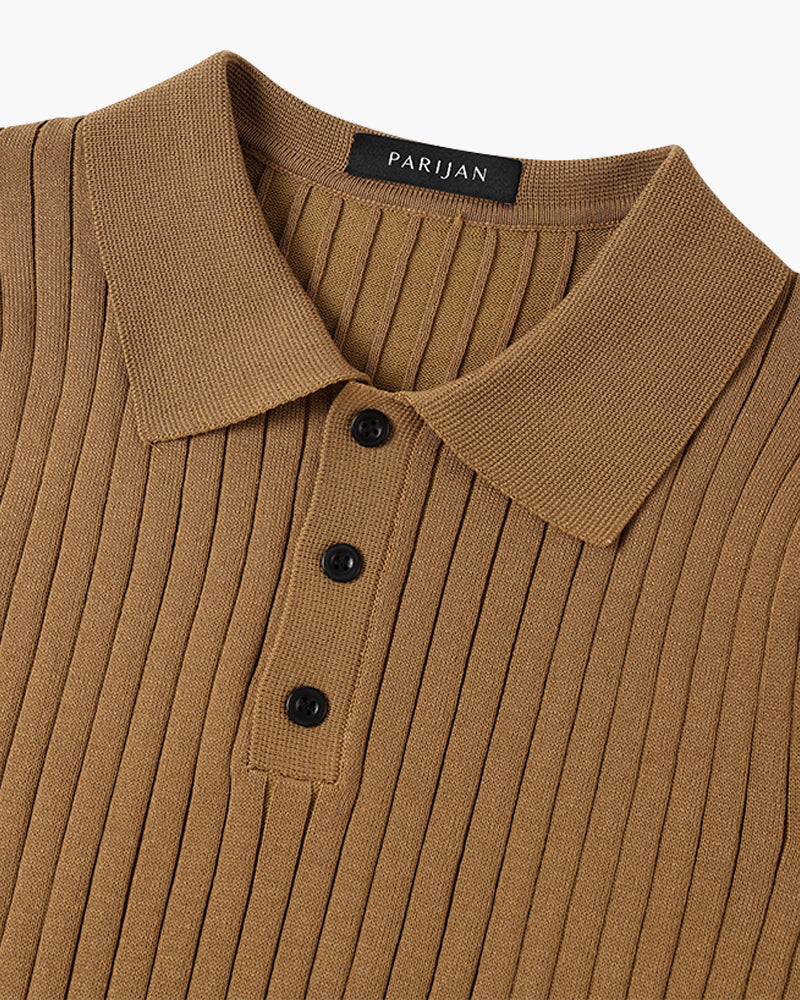 GIMCHEON Knitted Polo Shirt