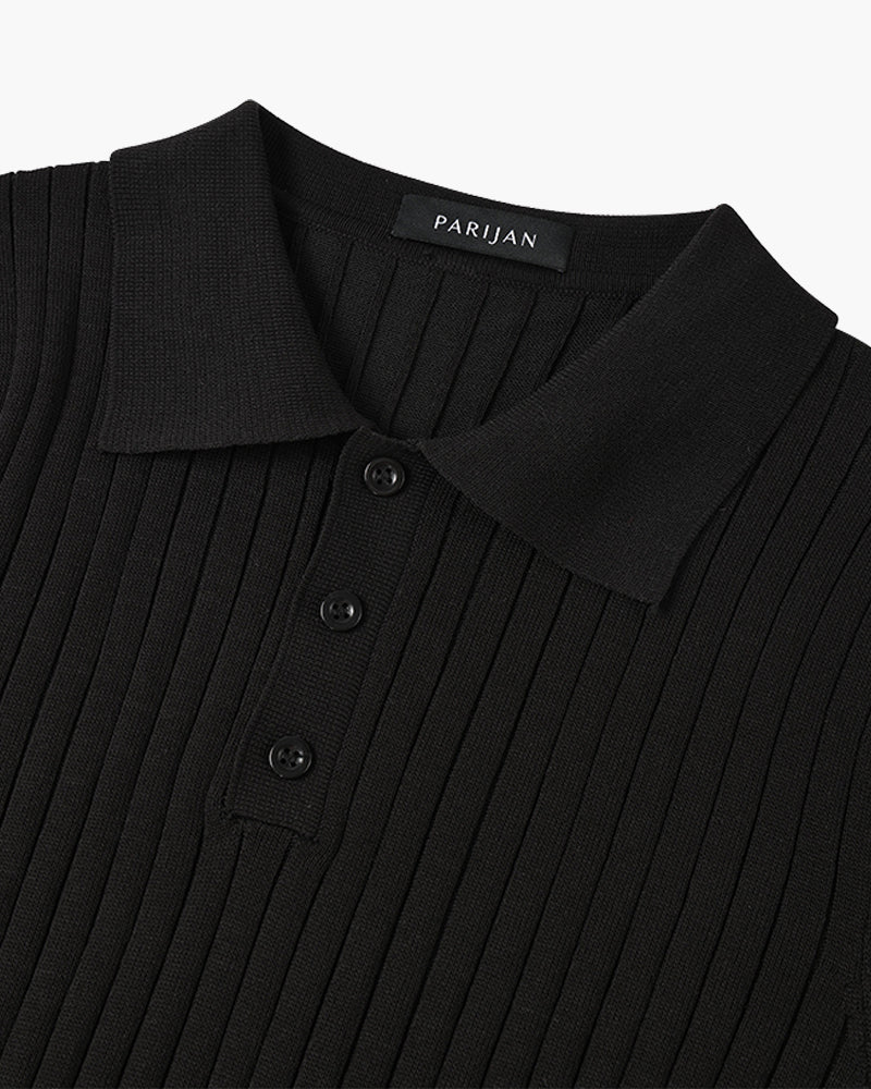 GIMCHEON Knitted Polo Shirt